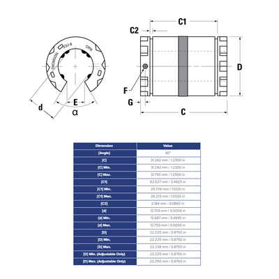 SSU8OPN THOMSON BALL BUSHING<BR>SSU SERIES 1/2" OPEN LINEAR BEARING SELF ALIGNING ADJUSTABLE 360 LBF